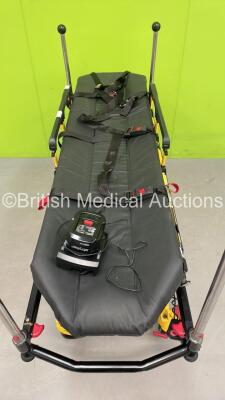 Stryker Power-Pro TL Electric Ambulance Stretcher Model 6550 with Mattress, 2 x Batteries and Battery Charger (Powers Up) *S/N 081139107* - 4