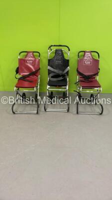 3 x Ferno Compact Evacuation Chairs *S/N H24254*