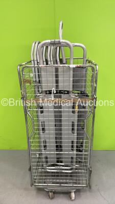 13 x Aluminium Scoop Stretchers (Cage Not Included)