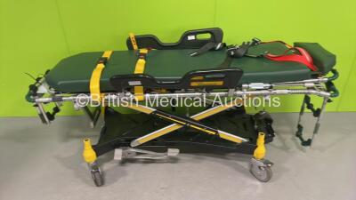 Ferno Pegasus Ambulance Stretcher with Mattress (Hydraulics Tested Working) *S/N PEG4376*