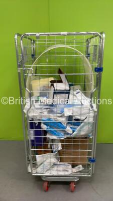 Mixed Ambulance Cage Including Transfer Board, CO2 Detector and AccuVac Smoke Attachments (Cage Not Included - Out of Date)