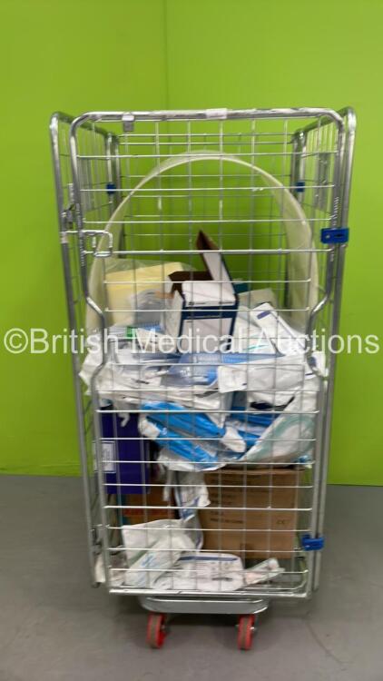 Mixed Ambulance Cage Including Transfer Board, CO2 Detector and AccuVac Smoke Attachments (Cage Not Included - Out of Date)