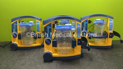 4 x Laerdal LSU Suction Units with 4 x Cups (All Power Up)