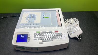 Welch Allyn Mortara ELI 250c Electrocardiograph Machine with 1 x Welch Allyn AMxx Series Patient Cable (Powers Up) *SN 121060000723, 120060000210*