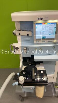 Drager Primus Infinity empowered Anaesthesia Machine Software Version 4.50.00 Operating Hours - Mixer 510 Ventilator 95 with Bellows, Absorber and Hoses (Powers Up) *S/N ASFB-0126* - 3