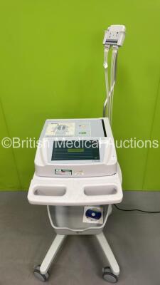 Mortara ELI 280 ECG Machine on Stand with 10 Lead ECG Leads (Powers Up) *S/N 200 21 1286*