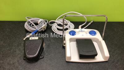 Job Lot Including 1 x Medtronic 1895420 XOMED Footswitch and 1 x Clipper Cat.No . 635-SW Footswitch