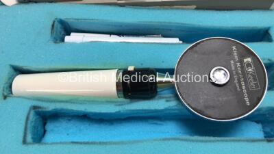 Job Lot Including 1 x Reichert PT100 Portable Non-Contact Tonometer with Accessories (Damage to Casing - See Photos) 1 x Keeler Klein Keratoscope and 1 x Clement Clarke The Original Perkins Tonometer - 10