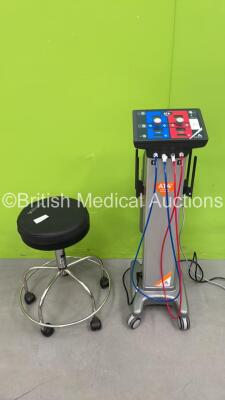 Mixed Lot Including 1 x Anetic Aid AT4 Tourniquet System (No Powers) 1 x Anetic Aid Stool on Wheels *SN 8004006*