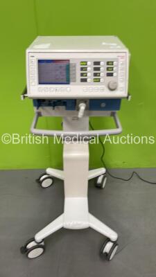 Drager Evita 2 dura Ventilator on Stand Software Version 04.22, Running Hours 106266, with Hoses (Powers Up) *SN ARNM-0297*