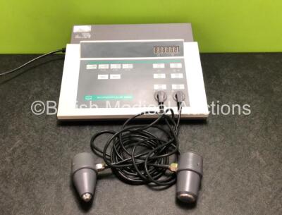 Enraf Nonius Sonopuls 590 Interferential Physio Electrotherapy Unit with 2 x Probes / Transducers (Powers Up) *SN 1483.901.08209*