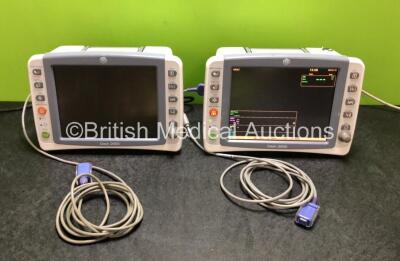 2 x GE Dash 2500 Patient Monitors Including ECG SpO2 and NIBP Options (1 x Powers Up, 1 x No Power) *SN SCG07343308WA / SCG07313131WA*