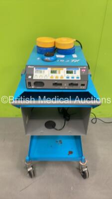 Valleylab Force FX 8C Electrosurgical / Diathermy Unit on Stand with 2 x Dual Footswitches and 2 x Dome Footswitches (Powers Up) *SN 29861A*