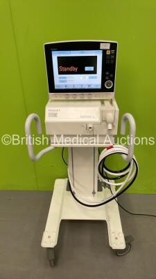 Maquet Servo s Ventilator System Ref 6691287 System Version v8.0, Software Version v8.00.02, Total Operating Time 3038 Hours with Hoses and Respiratory Cassette (Powers Up with Missing Dial-See Photo) *SN 41343*