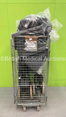 3 x Manual Wheelchairs with Cushions and Backrests (Cage Not Included)