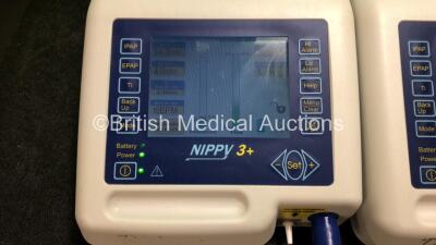 Job Lot Including 1 x Respironics CoughAssist Unit and 2 x B & D Electromedical Nippy 3+ Ventilators (All Power Up) *SN 2018-31437 / 2018-31429 / 014290* - 4