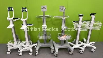 6 x Monitoring Stands / Trolleys