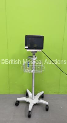 Philips IntelliVue MX500 Patient Monitor On Stand (Draws Power Blank Screen) *SN DE35151625