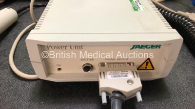 Mixed Lot Including 2 x Pari Boy Classic Compressors, 1 x CareFusion MSC Jaeger Power Unit with Handle, 1 x Drager Infinity HemoMed Module / Wedge, 1 x GE Carescape B850 CPU-CI Unit and 4 x Covidien Thermometers *SN 2Q22G01708 / 2Q22B11881 / 06W00016 / S - 3