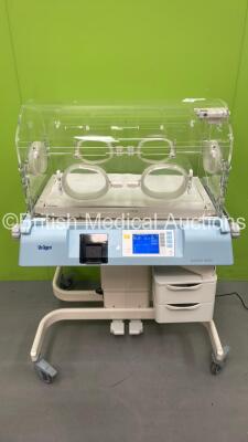 Drager Isolette 8000 Infant Incubator Version 4.11 with Mattress (Powers Up) *SN BU03241*