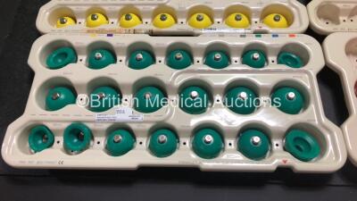 6 x DePuy Pinnacle Acetabular Cup System Instrumentation Trays with 2 x Lids - 2