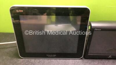 Job Lot Including 1 x Spacelabs Healthcare Qube Ref 91390 Touch Screen Monitor (Untested Due to No Power Supply, Missing Casing - See Photos) and 1 x Spacelabs Healthcare Elance 93300 Monitor (Draws Power, Missing Power Button - See Photos) *SN 3300-3003 - 2