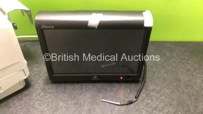 Job Lot Including 1 x Spacelabs Healthcare Qube Ref 91390 Touch Screen Monitor (Untested Due to No Power Supply, Missing Casing - See Photos) and 1 x Spacelabs Healthcare Elance 93300 Monitor (Draws Power, Missing Power Button - See Photos) *SN 3300-3003 - 3