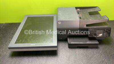 Mixed Lot Including 1 x Barco Monitor and 1 x HP Pro 6830 Printer *SN 1890102217, E3E0680035*