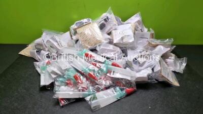 Mixed Lot Including 36 x Welch Allyn M690/692 Wall Holders and 28 x Intersurgical Ref 1040013 Oxygen Recovery T - Pieces *Exp 2027*