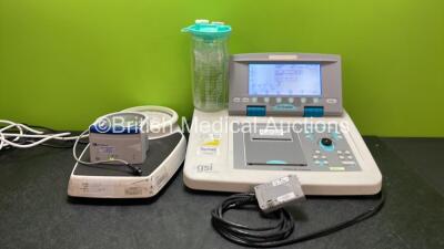 Mixed Lot Including 1 x GSI Grason-Stadler Middle Ear Analyzer, 1 x Fisher & Paykel HumiGard SH870AEK Surgical Humidifier, 1 x Seca Weighing Scale and 1 x Suction Cup with Lid *GS0046937 / 160607000275*