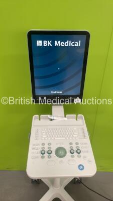 BK Medical flexFocus 800 Flat Screen Ultrasound Scanner *S/N 5002851* Software Version 4.86.12256.23 and Sony UP-D897 Digital Graphic Printer (Powers Up) ***IR991*** - 3