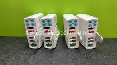 4 x GE Type E-PSMP-01 Modules Including ECG, NIBP, P1, P2, T1, T2 and SpO2 Options *SN 8020868, 8021659, 7077561, 6905382*