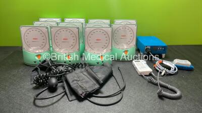 Mixed Lot Including 11 x Accoson Greenlight 300 Sphygmomanometer Gauges, 1 x Huntleigh Doppler and 1 x GE enFlow Unit with 1 x enFlow Model 100 Module