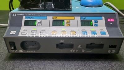 Covidien Valleylab Force FX-8CS Diathermy / Electrosurgical Generator (Powers Up) with 2 x Footswitches *SN SF8K03461A* - 2