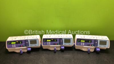 3 x Smiths Medical Graseby 2100 Syringe Pump *Mfd 2020* (All Power Up) *SN 201205412 / 201212056 / 201212287*