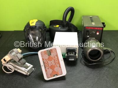 Mixed Lot Including 1 x ESAB G-30 air Welding and Grinding Helmet, 1 x Medivators Endogator Unit, 1 x Hanovia Fluorescence 16 Unit and 1 x Natus neoBLUE mini LED Phototherapy Light