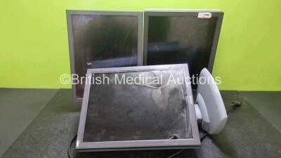 3 x Barco LCD Monitors