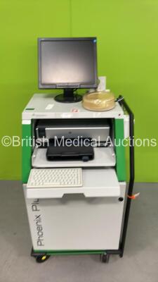 Albyn Medical Phoenix Plus Workstation with Monitor and Keyboard (HDD REMOVED) ***IR978*** *SN 0707157*