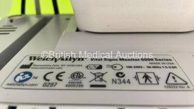 Welch Allyn 6000 Series Vital Signs Monitor on Stand (Powers Up with Faulty Touch Screen) - 3