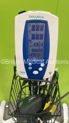 4 x Welch Allyn SPOT VItal Signs Monitors on Stands (All Power Up)*SN NA* - 3