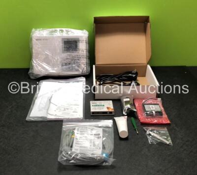 Edan VE-300 Veterinary ECG Machine with Accessories (New in Box) *Stock Photo*