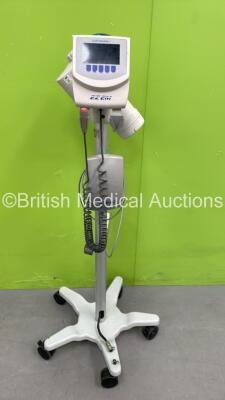 Empower EZ EM CT Injector On Stand (Untested Due to Missing Power Supply with Damage-See Photo)