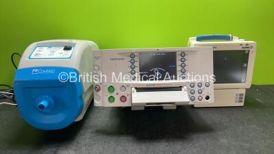 Mixed Lot Including 1 x ConMed AER Defence Smoke Evacuator (Powers Up) 1 x Huntleigh Sonicaid FM8000 Encore Fetal Unit (Powers Up with Damage-See Photo) 1 x Welch Allyn Propaq CS Patient Monitor (Untested Due to Missing Power Supply)