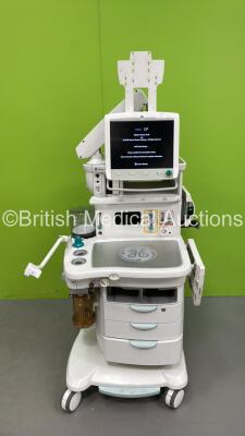 Datex-Ohmeda Aisys CS2 Anaesthesia Machine Software Version 10.00 with Bellows and Hoses (Powers Up) *S/N APWS00521*