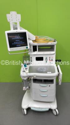 Datex-Ohmeda Aisys CS2 Anaesthesia Machine Software Version 10.00 with Bellows and Hoses (Powers Up) *S/N APWS00525*