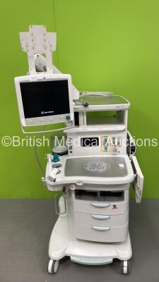 Datex-Ohmeda Aisys CS2 Anaesthesia Machine Software Version 10.00 with Bellows and Hoses (Powers Up) *S/N APWS00523*