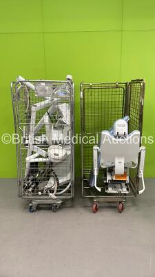 Cage of Dental Suite Parts Including Spitoon and Control Panel (Cage Not Included)