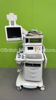 Datex-Ohmeda Aisys CS2 Anaesthesia Machine Software Version 10.00 with Bellows and Hoses (Powers Up) *S/N APWS00526*