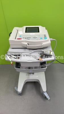 GE MAC 1200ST ECG Machine on Stand (Powers Up) *S/N 550063342*