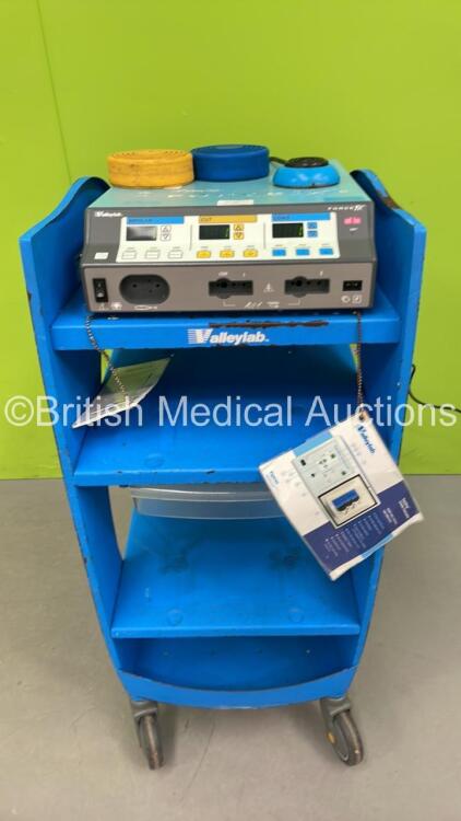 Valleylab Force FX-8CS Electrosurgical / Diathermy Unit on Stand with Footswitch (Powers Up) *S/N SF8K03455A*